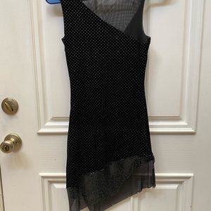 Black & silver party dress